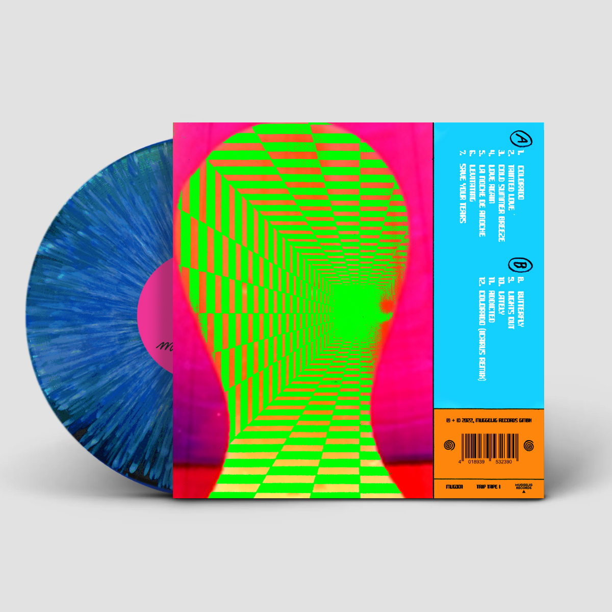 Trip Tape LP - Blue Splatter